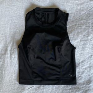 Black Cropped JoyLab Tank Top